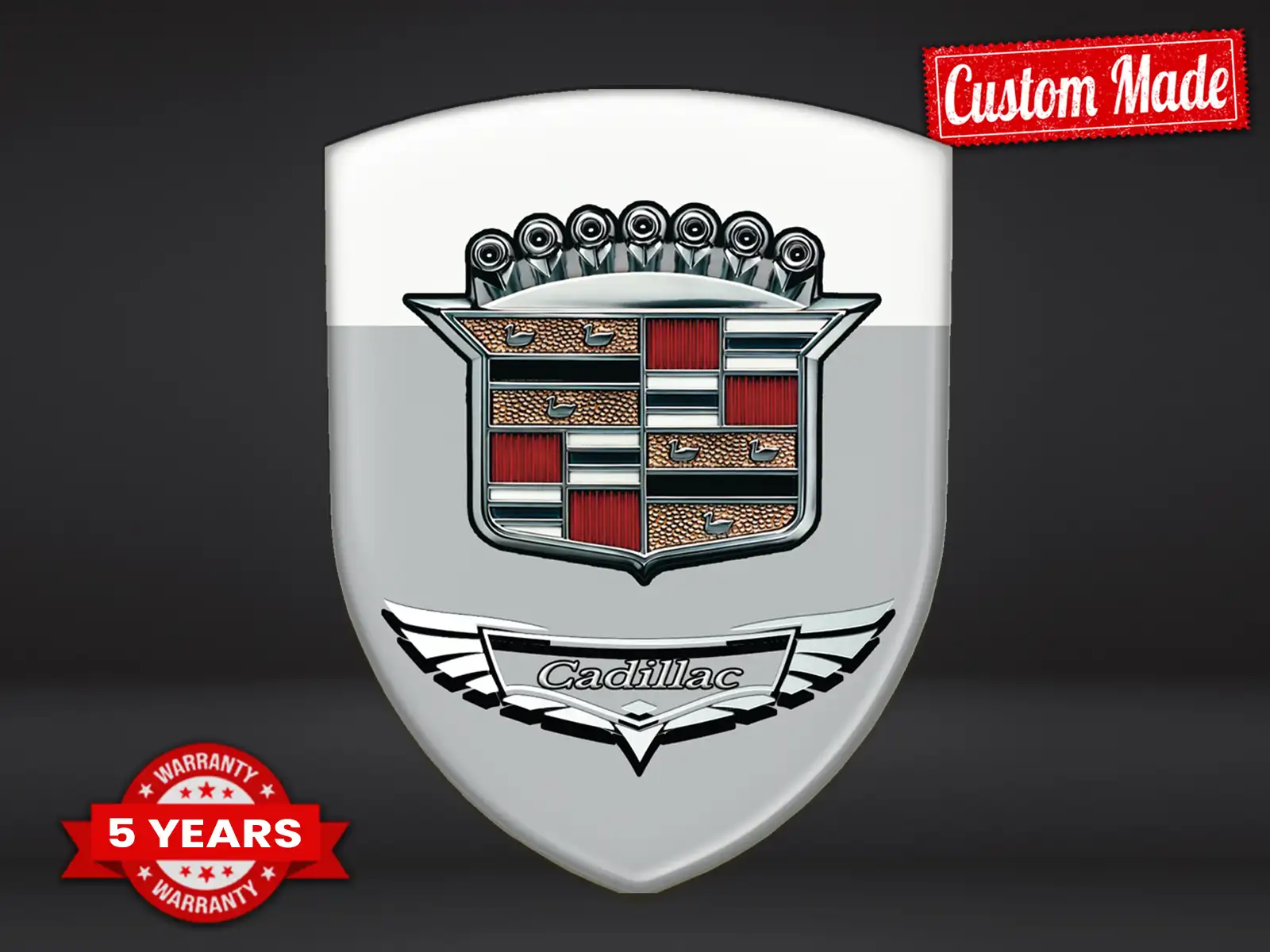 Cadillac Décalcos Bombés Perso Style Look Haut de Gamme ST